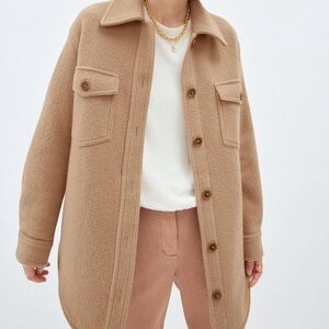 BNWOT Wilfred Free The Ganna Shirt Jacket Tall in Wildwood